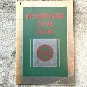 Metropolitan Life Insurance Cook Book 1918 Antique Promotional Cookbook Ephemera